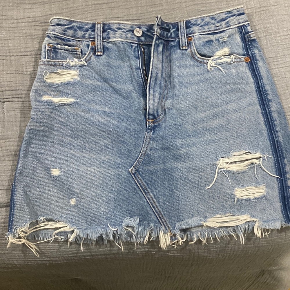 Abercrombie and fitch denim skirt